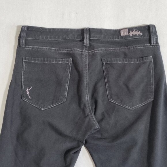 KUT from the Kloth jeans women's sz 8 black colour Jennifer Ultra Skinny stretch - Picture 4 of 15